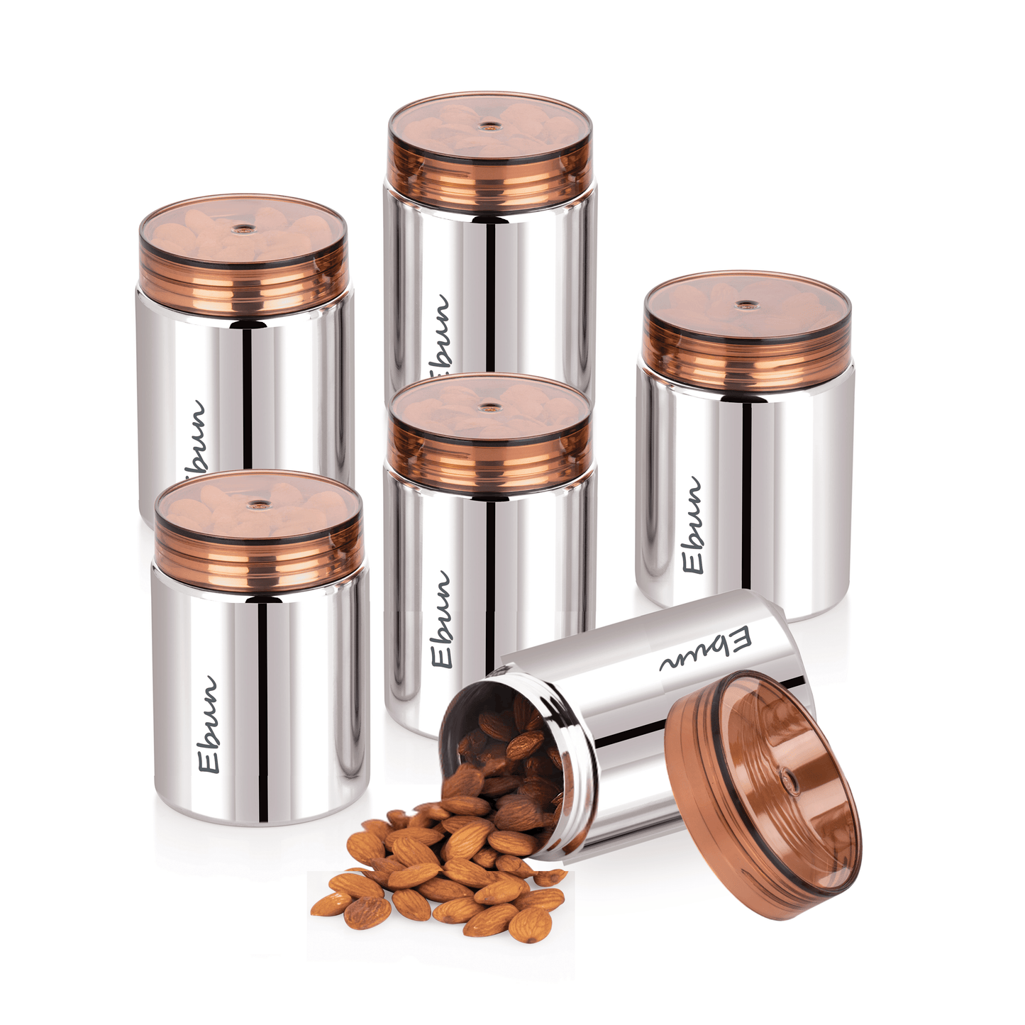 Ebun Stainless Steel Containers for Kitchen - 500 Ml Capacity