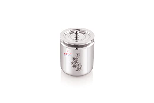 Ebun Stainless Steel Laser Finish Ghee Pot 500 Ml