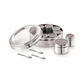 Ebun Stainless Steel Masala Box for Kitchen with 9 Individual See Through Lid Containers and 3 Spoons (2500 Ml)