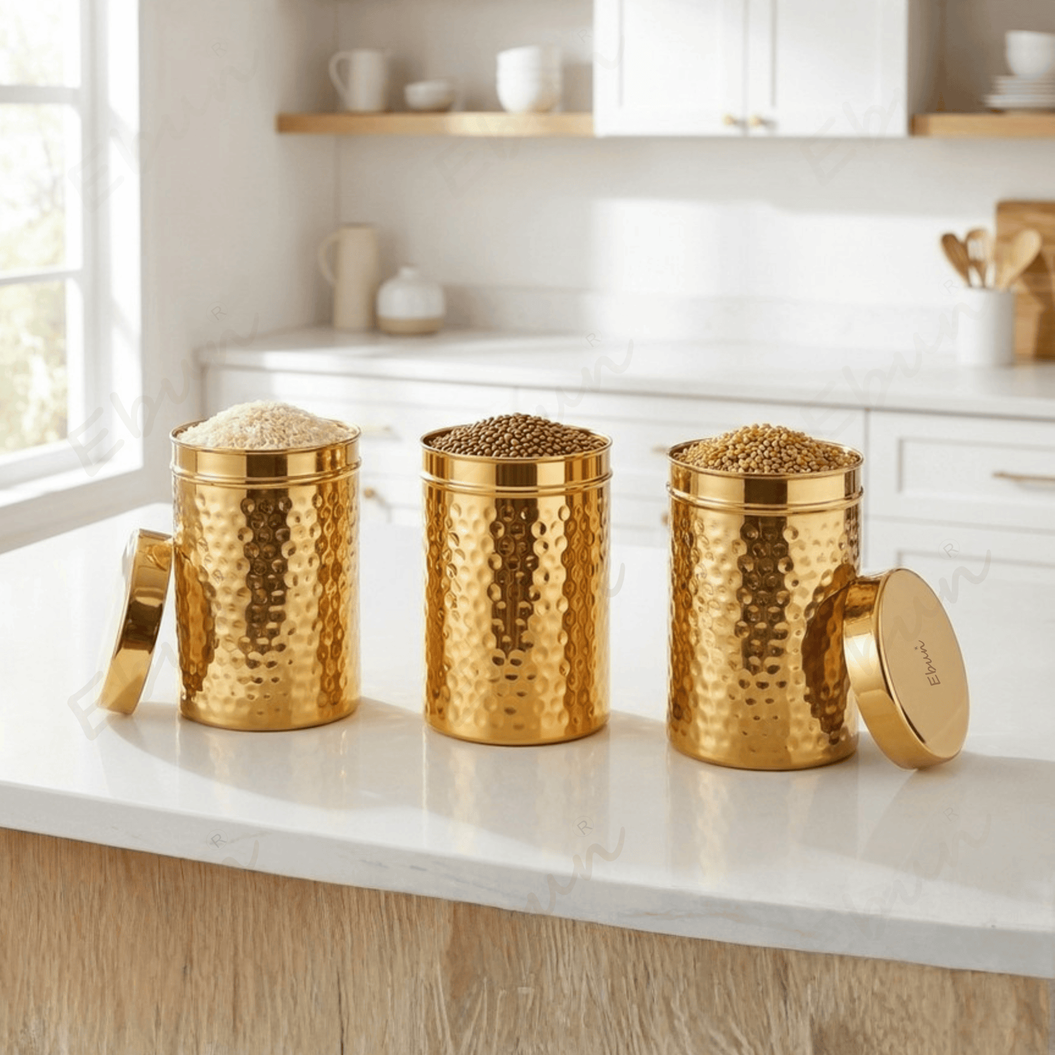 Gold PVD Containers