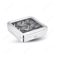 Ebun Stainless Steel 9 in 1 Square Masala Dabba for Kitchen