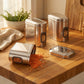 Ebun Stainless Steel Capsule Shape See Through Containers - 1.5 Kgs