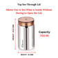 Ebun Stainless Steel Containers for Kitchen - 700 Ml Capacity