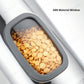 Ebun Stainless Steel Capsule Shape See Through Containers 1.5 Kgs - Pack of 6