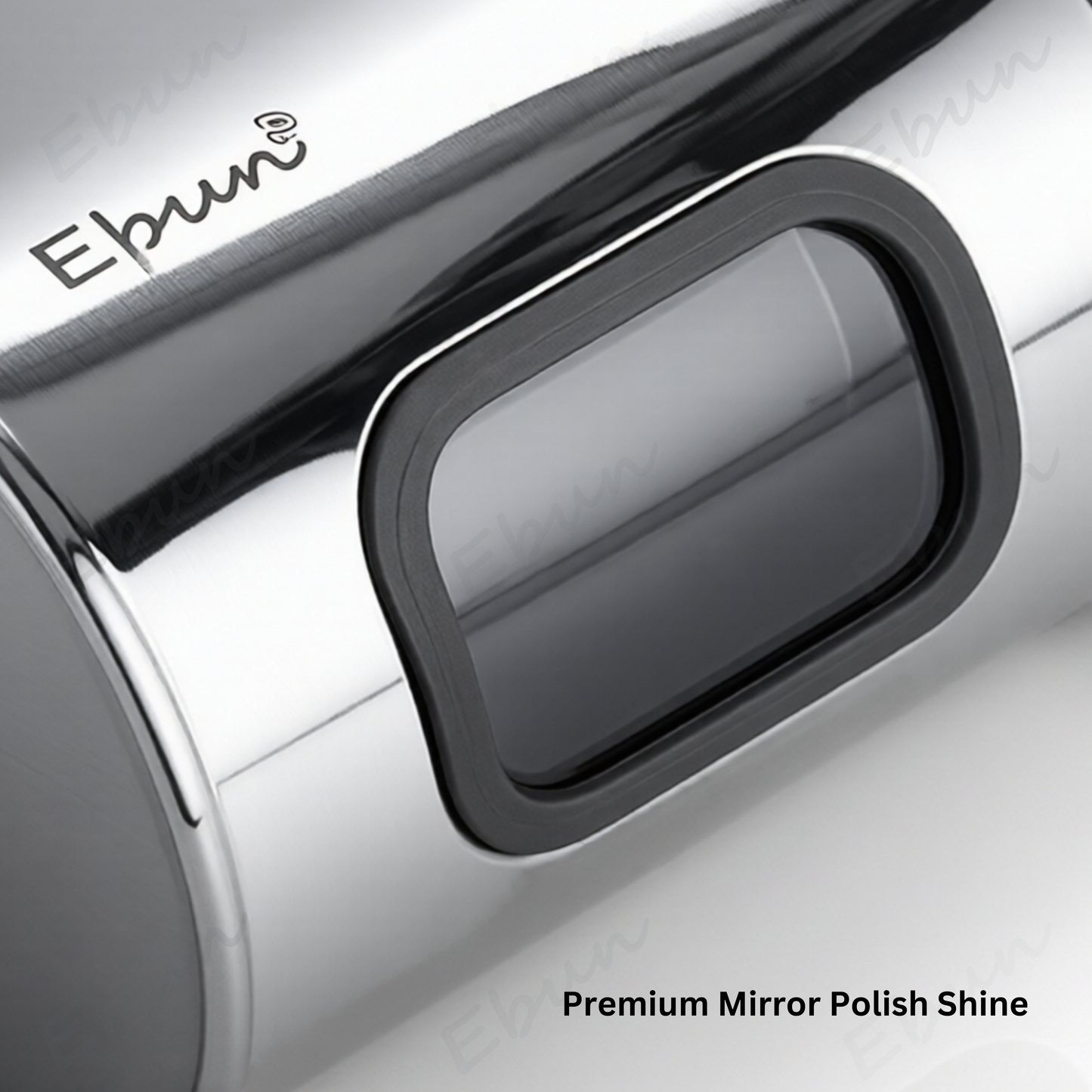 Ebun Stainless Steel Capsule Shape See Through Containers 2 Kgs - Pack of 6