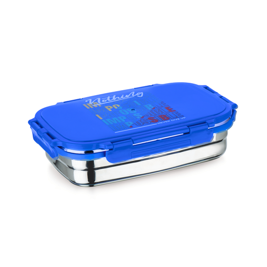 Ebun Stainless Steel Lunch Box for Kids for School - 800 Ml