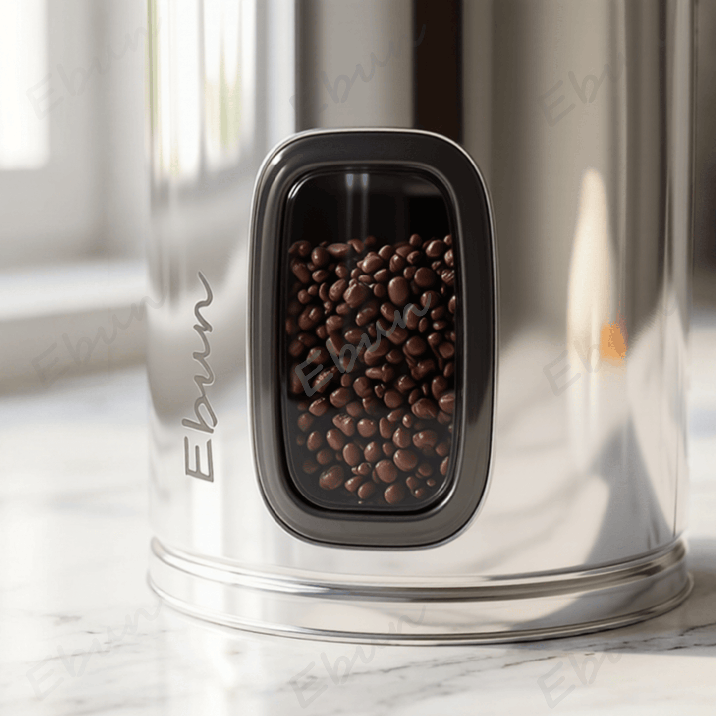 Ebun Stainless Steel See Through Containers 750 Gms Capacity - Pack of 6