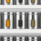 Ebun Stainless Steel See Through Containers 1.25 Kgs Capacity - Pack of 6