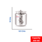 Ebun Stainless Steel Laser Finish Pot 250 Ml (Pack of 2)