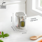 Ebun Stainless Steel Capsule Shape See Through Containers - 1 Kgs