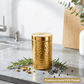 Ebun Stainless Steel Gold PVD Plated Containers 500 Gms Capacity - Pack of 3