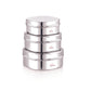 Ebun Mirror Polish Stainless Steel Chocolate Dabba 450 Ml to 750 Ml (Pack of 3)