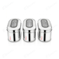 Ebun Stainless Steel Capsule Shape Top See Through Containers - 750 gms
