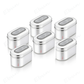 Ebun Stainless Steel Capsule Shape Top See Through Containers - 750 gms