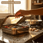 Ebun Stainless Steel 9 in 1 Square Masala Dabba for Kitchen