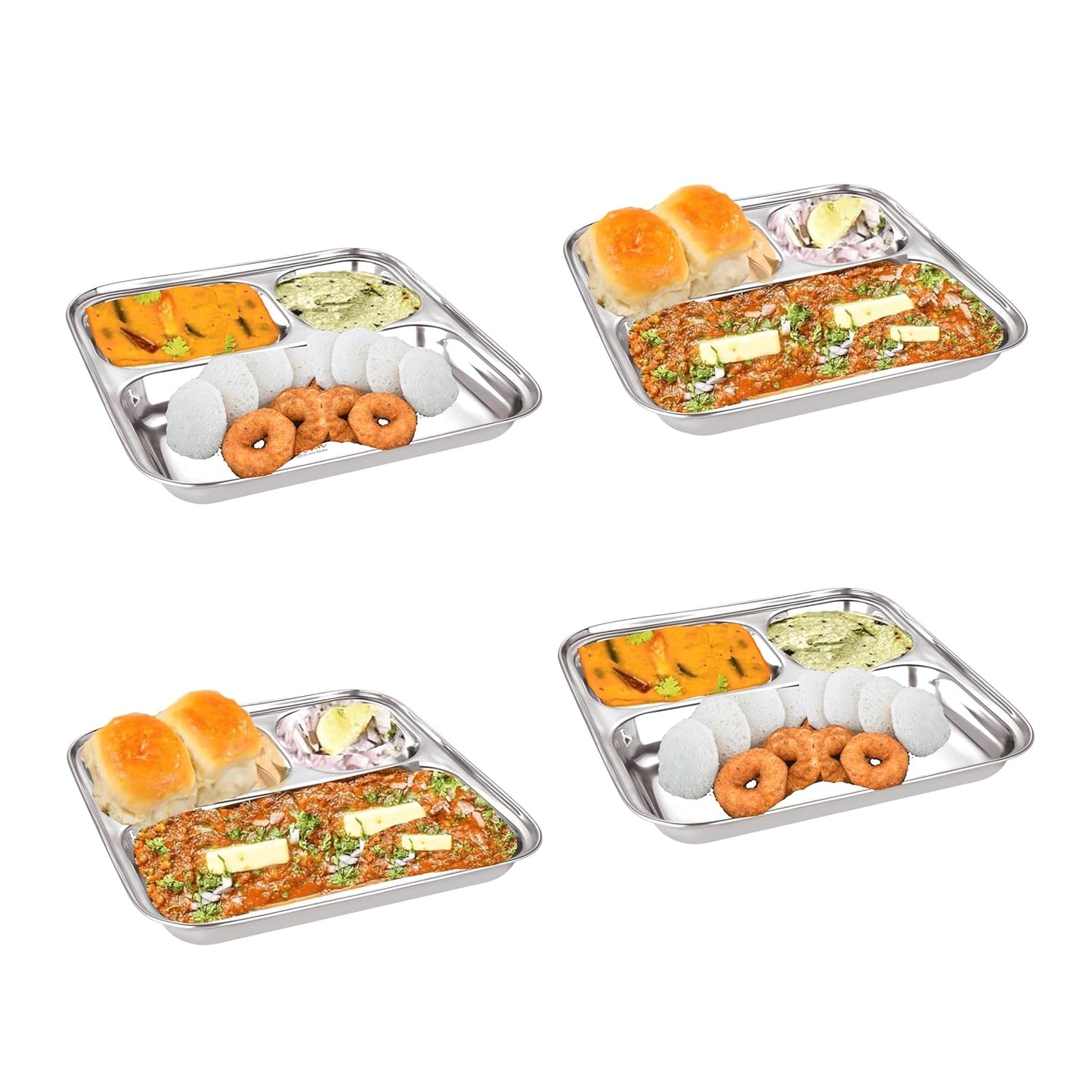 steel plates with compartments | steel plates set of 12 | stainless steel plates set of 6 | stainless steel plate | steel plates set of 4 | steel plates for kids | lunch plates stainless steel | steel plates set of 2 | stainless steel plates | steel plate set | steel plates set of 6 dinner plate | steel thali with compartments