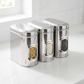 Ebun Stainless Steel Capsule Shape See Through Containers - 1.5 Kgs