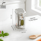 Ebun Stainless Steel Capsule Shape See Through Containers - 1.5 Kgs