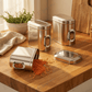 Ebun Stainless Steel Capsule Shape See Through Containers - 1.5 Kgs
