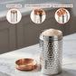 Ebun Stainless Steel Hand Hammered Containers for Kitchen - 700 Ml Capacity