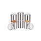 Ebun Stainless Steel Top See Through Containers Combo Set of 500 Gms - Pack of 6