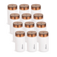 Ebun Stainless Steel Containers for Kitchen - 700 Ml Capacity (White)