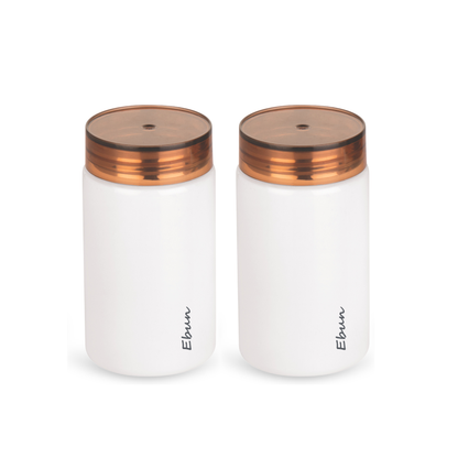 Ebun Stainless Steel Containers for Kitchen - 700 Ml Capacity (White)