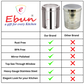 Ebun Stainless Steel Top See Through Containers Combo Set