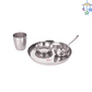 Ebun Stainless Steel Hand Hammered Baby Dinner Set - 5 Pieces (Pack of 1)