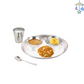 Ebun Stainless Steel Hand Hammered Baby Dinner Set - 5 Pieces (Pack of 1)