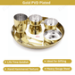 Ebun Stainless Steel PVD Gold Plated Dinner Set - Pack of 2