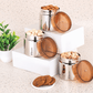 Ebun Small Stainless Steel Containers for Kitchen - 350 Ml Capacity