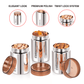 Ebun Stainless Steel Containers for Kitchen - 500 Ml Capacity
