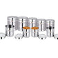 EBun Stainless Steel Laser Finish Floral Containers Set (Pack of 9)
