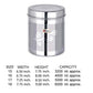 EBun Stainless Steel Laser Finish Floral Containers Set (Pack of 9)