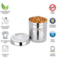 EBun Stainless Steel Laser Finish Floral Containers Set (Pack of 3)