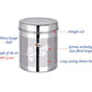 EBun Stainless Steel Laser Finish Floral Containers Set (Pack of 5)
