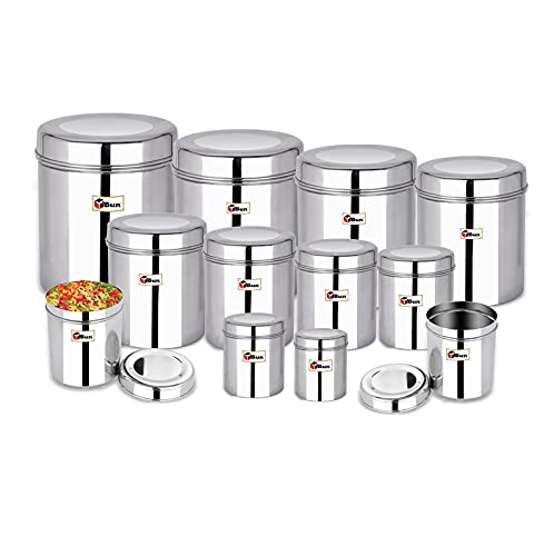 stainless steel storage containers with lids