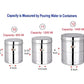 EBun Stainless Steel Silver Touch Containers Set (Pack of 6)