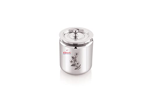 Ebun Stainless Steel Laser Finish Ghee Pot 500 Ml