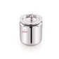 Ebun Stainless Steel Mirror Polished Plain Ghee Pot 1000 Ml