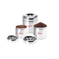 Ebun Stainless Steel Small Container Set (Pack of 3)