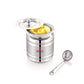 Ebun Stainless Steel Silver Touch Ghee Pot 1000 Ml