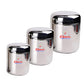 Ebun Stainless Steel Small Container Set (Pack of 3)