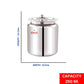 Ebun Stainless Steel Mirror Polished Plain Ghee Pot 250 Ml