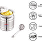 Ebun Stainless Steel Silver Touch Ghee Pot 1000 Ml