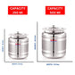 Ebun Stainless Steel Silver Touch Ghee Pot 250 & 500 Ml Combo (Pack of 2)