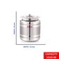 Ebun Stainless Steel Silver Touch Ghee Pot 1000 Ml