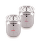 Ebun Stainless Steel Hand Hammered Ghee Pot 500 Ml (Pack of 2)