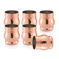 Ebun Stainless Steel Copper Plated Hand Hammered Design Drinking Glass 300 Ml